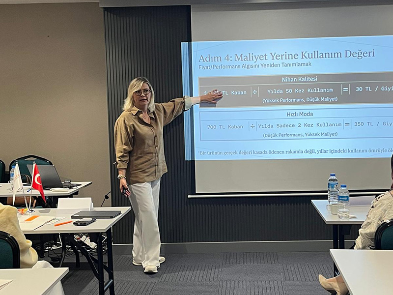 Nihan Giyim Mağaza Yöneticileri ile “Mağaza Performansını Artıran Liderlik” eğitimini tamamladık.